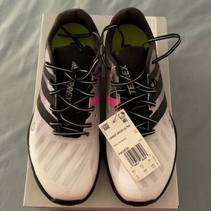 Adidas Terrex Speed Ultra running shoes.